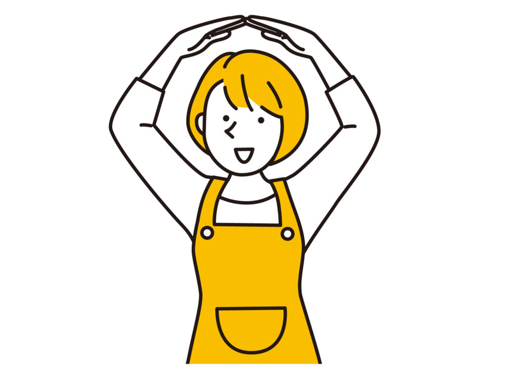 負担が減って喜ぶ女性